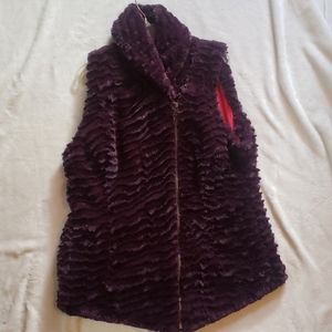 Patagonia faux fur vest